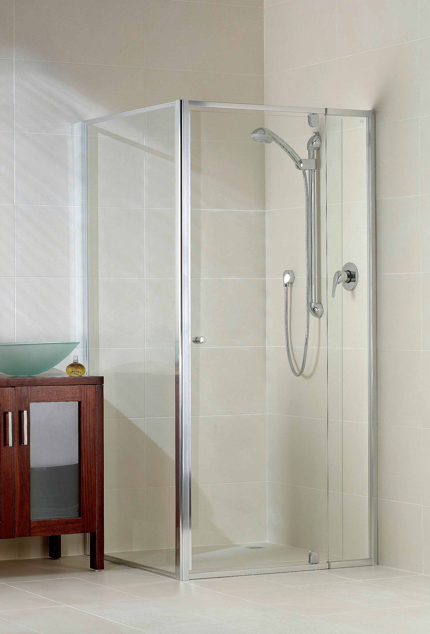 Optima Magnetic Semi Frameless Pivot Door Speedy Shower